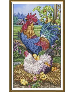 Broderipakke Bilde Familien - Nova Sloboda