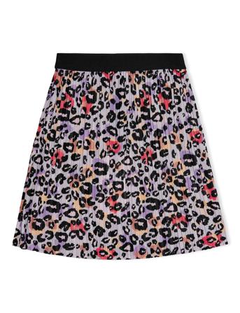 -Kmgelema Aop Short Skirt Jrs Purple Kids Only