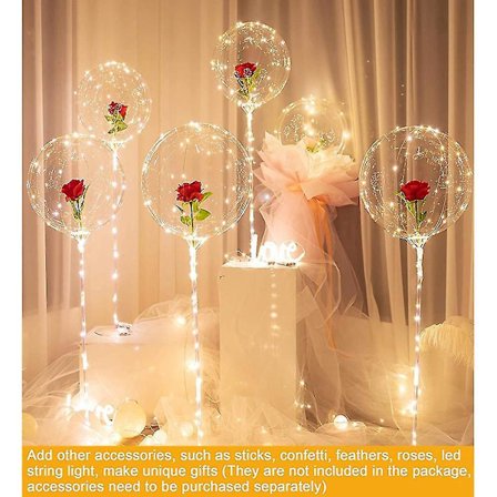 40 st Bobo-ballonger Transparenta bubbel Bobo-ballongfest Bobo-ballonger Rena Bobo-ballonger för Ch