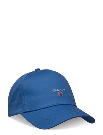 Original Shield Cap Accessories Headwear Caps Blå GANT*Betinget Tilbud