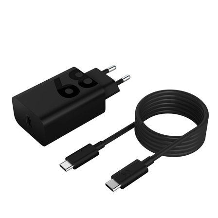 Lenovo - Lader 68W USB-C Wall Charger Svart