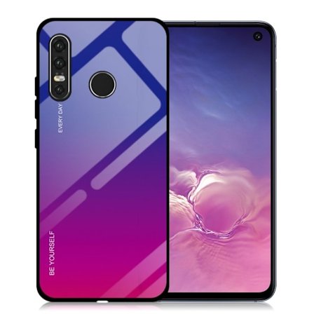 Huawei P30 Lite gradueret etui - Blå/Lilla