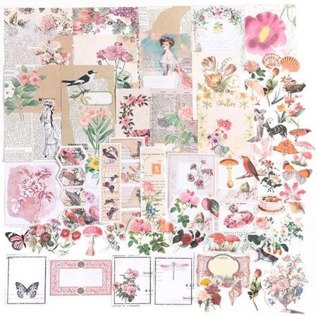 Vintage Paper Flower -washi-tarrat