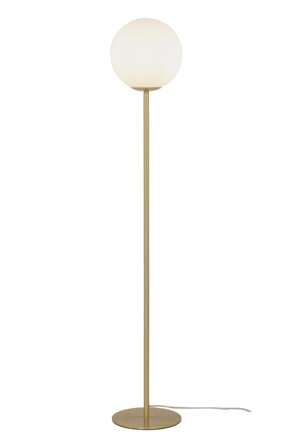 Aneta Lighting MOLEKYL gulvlampe, matt messing/hvit, E14 DEMOVARE