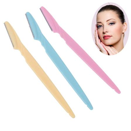 Ögonbrynskniv - Skäggkniv I 3-pack Multicolor 3st