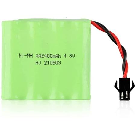 4,8 V Ni-Mh 2400 mAh genopladeligt batteri til bilfjernbetjening