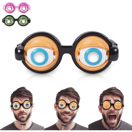 Googly Eye Briller med Øjne på dem Sjove Solbriller til Voksne Sjove Briller til Voksne Hylende Sjove Gag Gave Prank