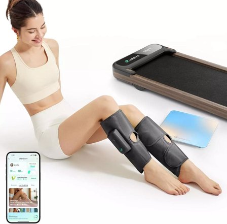 Urevo Relax Leggmassasje oppladbar Sort