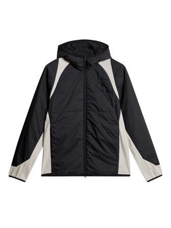 J.Lindeberg - Scott Hybrid Hood Colorblock - Black - Man - S