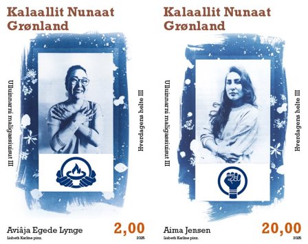 Grønland - Hverdagens helte 2025 - Postfrisk sæt 2v