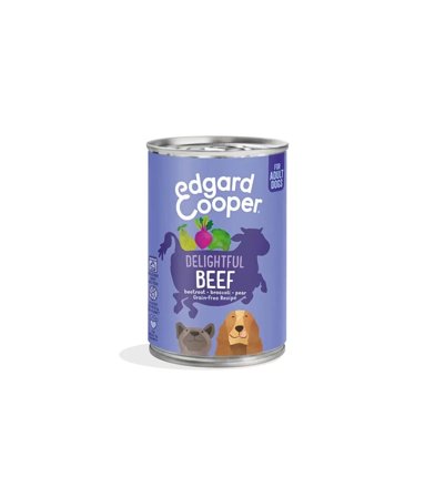 Edgard & Cooper Adult Manzo Senza Cereali Cibo Umido per Cani