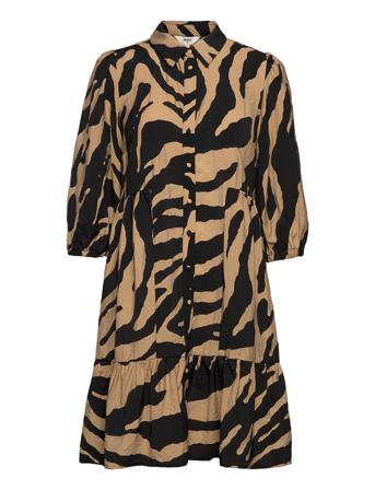 Objfie 3/4 Short Dress 120 Brown Object
