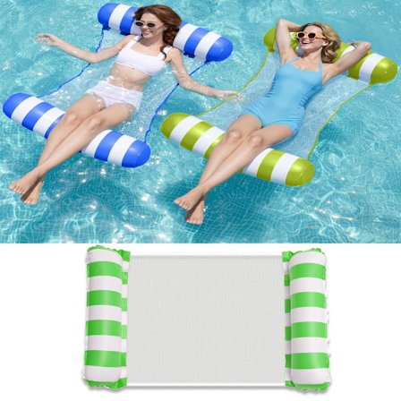 Riippumatto Pool Float Aikuisille, 4-in-1 Monitoiminen Ilmatäytteinen Pool Float PVC Vesi Riippumatto Lounge Kellulelut_qcx