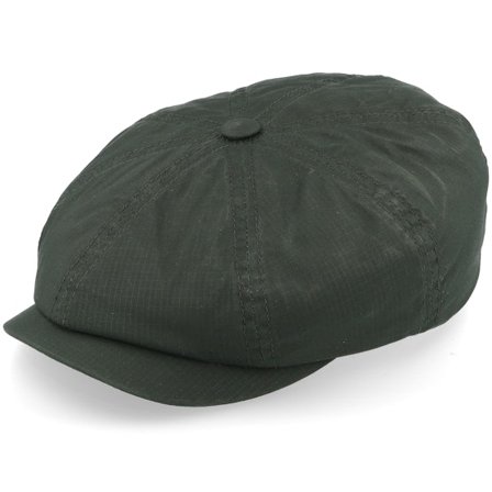 Stetson - Vihreä flatcap Lippis - Hatteras Ripstop Wr Dark Woods Flat Cap @ Hatstore