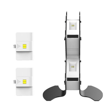 Controller Laddningsstation för Xbox One Laddningsstation Dubbel laddningsdocka för Xbox Series X S med headsethållare