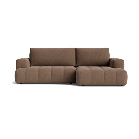 Dune chaiselong sovesofa, højrevendt - Nordic Brun - 294x162x89 - Sofa, sovesofa, chaiselong