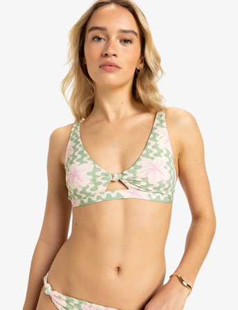 Roxy Hibiscus Daze Elong Tri Bra - Multi/patterned - XS
