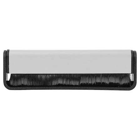 1 stk. LP Rengøringsbørste Vinylplade Renser Pladespiller CD Album Kassette (Sort Sølv)