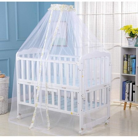 Vauvan hyttysverkko polyesterista valmistettu pinnasänkykatos prinsessa vastasyntynyt monikäyttöinen