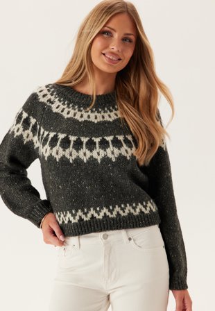 VERO MODA-Awtillie Ls O-neck Knit-M