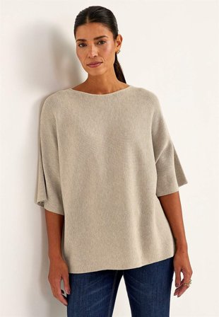 Cellbes of Sweden - Finstickad tröja - beige - för damer - 50/52