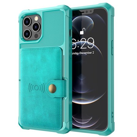 iPhone 12 Pro Max - Praktiskt Stilrent Skal med Korthållare