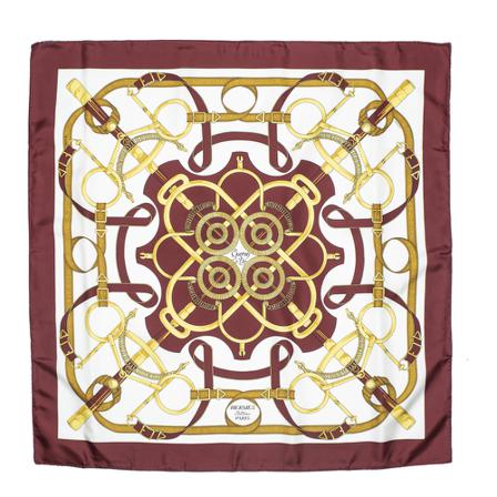 Hermès Vintage, Pre-owned Scarf Rood, Dames, Maat:ONE Size