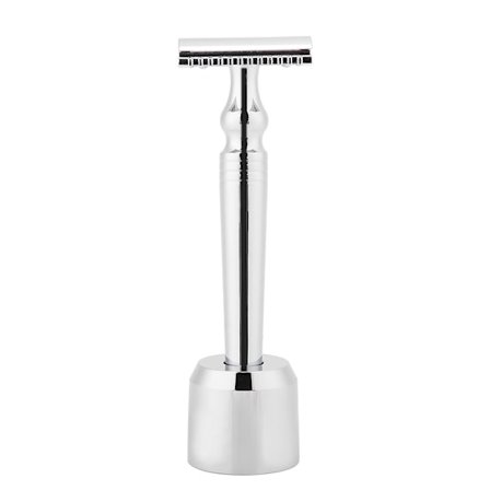 Sikkerhedsskaml til skægformning Dobbeltkantet blad Manuel overskæg barberingsværktøjssæt