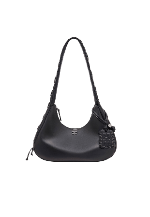 GANNI Hobo Medium Laces Handväskor Dam Svart ONESIZE