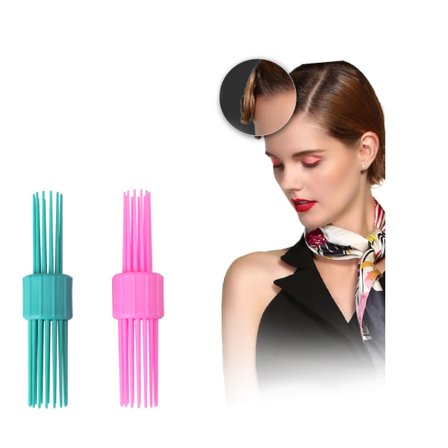 TG 2 st Frisörverktyg Hårkam Rullande Locktång-X42-