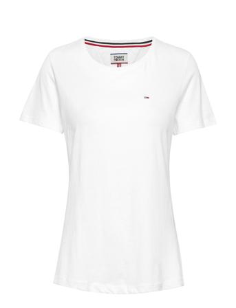 Tjw Soft Jersey Tee T-shirt Top Hvid Tommy Jeans