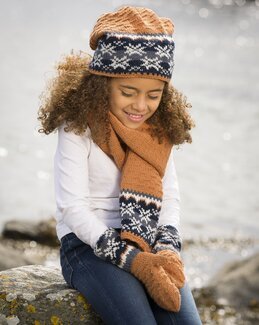 Beskrivning Mössa, vantar & halsduk - Viking of Norway