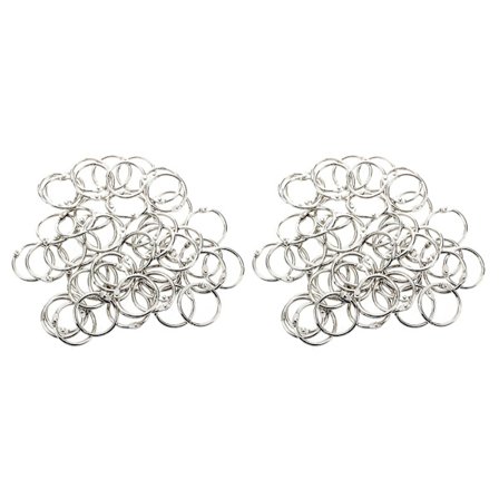 100 stk. Heftebokbinder 30 mm Ytre Diameter Løsblad Ring Nøkkelring
