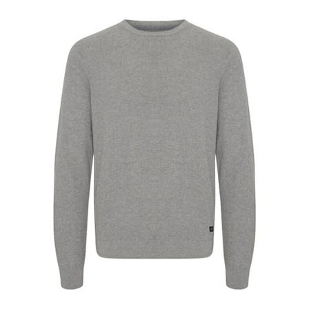 Blend, Round-neck Knitwear Grijs, Heren, Maat:M