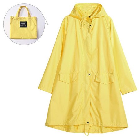 Vattentt Regnjakke Til Kvinder Regnjakke Med Hætte