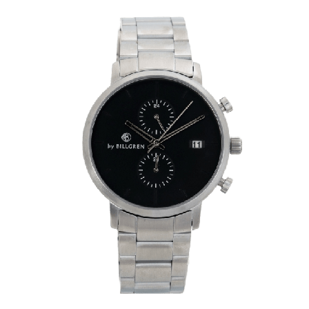 by BILLGREN Malcom | Klocka Stål Klockor Herr Svart 22 mm