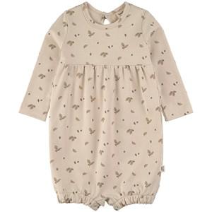 Buddy & Hope GOTS Printed Romper Acorn 74/80 cm - All in ones - 74/80 cm - Cream