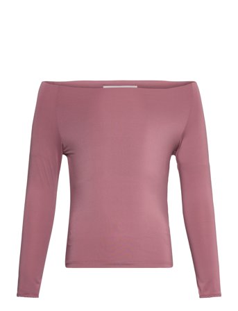 Rosemunde Kids Rkbillie Ls Off Shoulder T-Shirt - Pink - 176