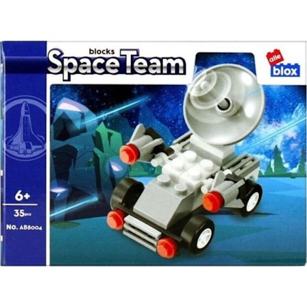 Byggspel - ALLEBLOX - Alleblox - Rymd byggblock - Från 3 år - Kille