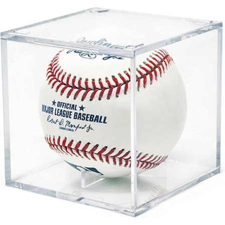 Transparent Beslag Installations Displayboks Baseball Box Golf Tennis Akryl