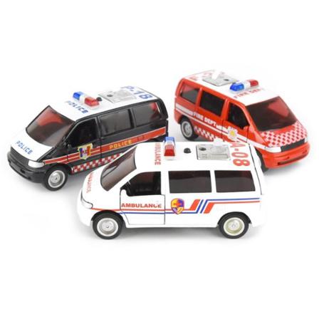 Utryckningsfordon Med Ljud Och Ljus Ambulans Ambulans