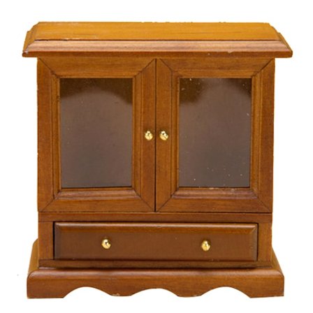 1st Mini Dollhouse Display Skåp Dockskåp Möbler