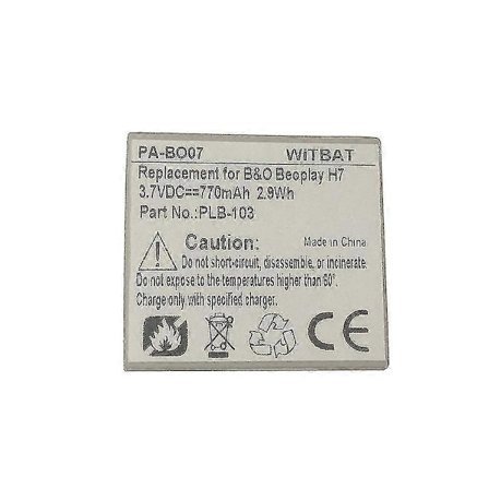 Passer til B&o Platinum Ao Beoplay H7 H8 H9 Bluetooth Headset Batteri Plb-103