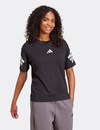 adidas Sportswear W Fi 3S Tee - Black - S