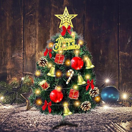 Miniatyr Julgran Konstgjord Julgran Liten 30cm, Konstgjord Gran med LED