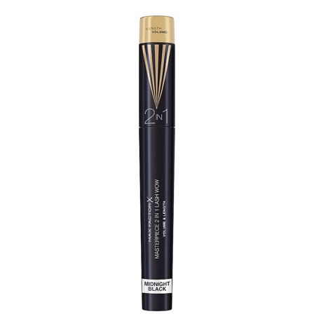 Max Factor Masterpiece 2 In 1 Lash Wow Mascara 3 Midnight Black, Makeup, Øjne, Mascara