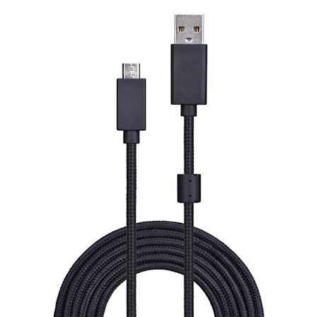 Nylon Laddningssladd Hörlurar Laddare USB Micro