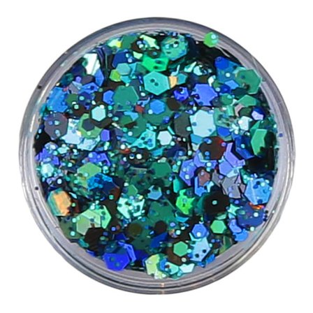 Kynsien glitter - Mix - Blue ocean - 8ml - Glitter