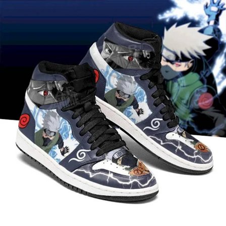 Naruto Anime Sko Menn Dropshipping Kakashi Itachi Tegneserie Cosplay Joggesko One Piece Luffy Ace Høy Topp Løpesko Barn Gave