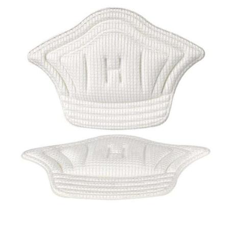 Bekväma Mjuka Hälinlägg Stödjer Och Skyddar Foten Vit 1cm